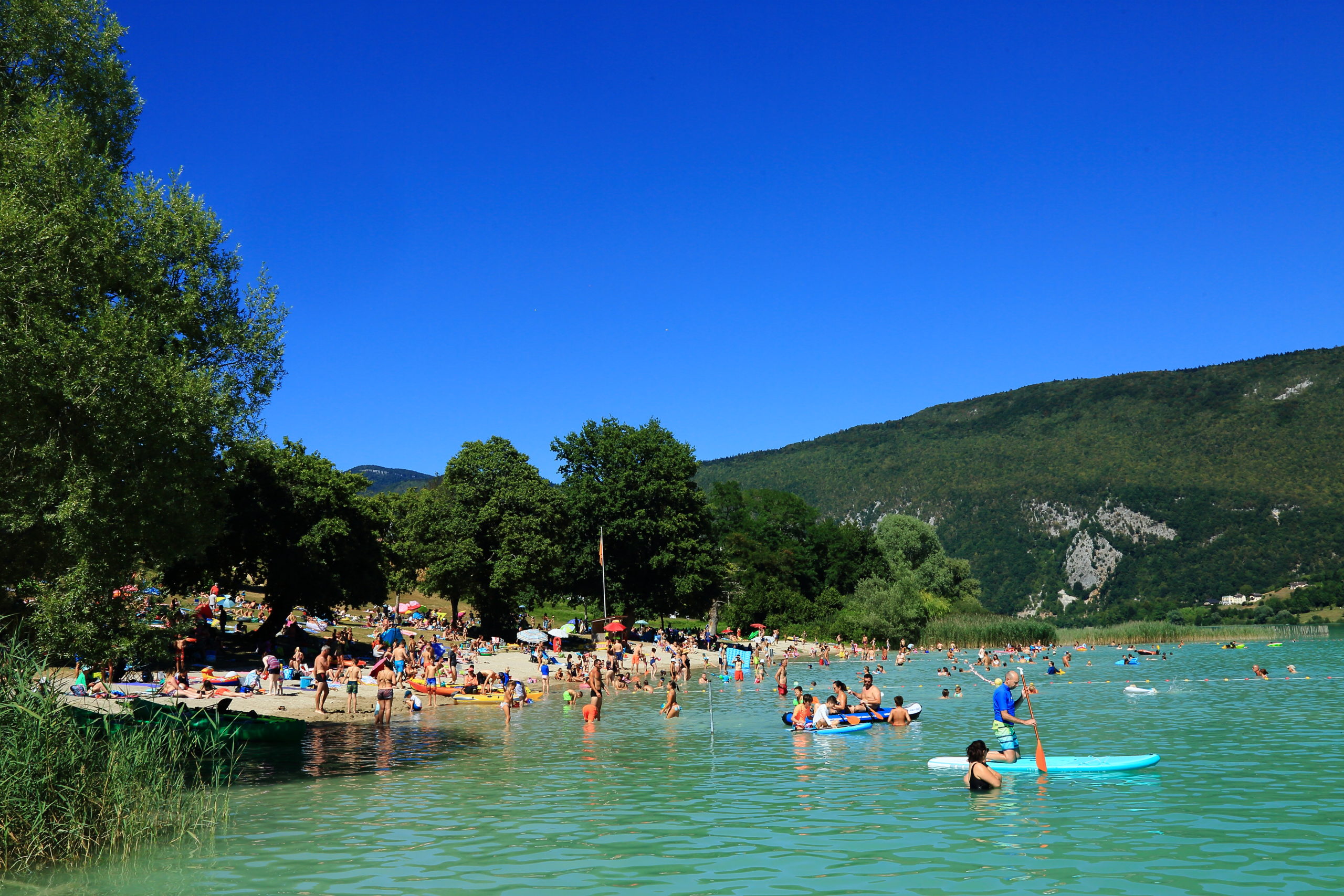 La Plage Du Pré Argent Lac D aiguebelette Novalaise Avis Plage du Pré Argent • 73470 Novalaise • Site touristique • Henri Trip